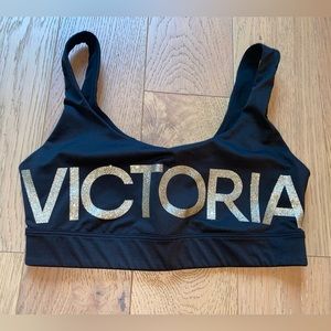 Victoria’s Secret sports bra - XS Black Gold